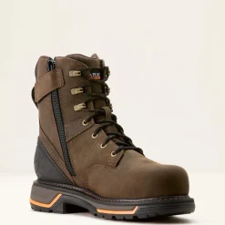 Ariat Men's Big Rig 8" Comp Toe WP Work Boot -Coffee- 10053573