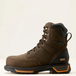 Ariat Men's Big Rig 8" Comp Toe WP Work Boot -Coffee- 10053573