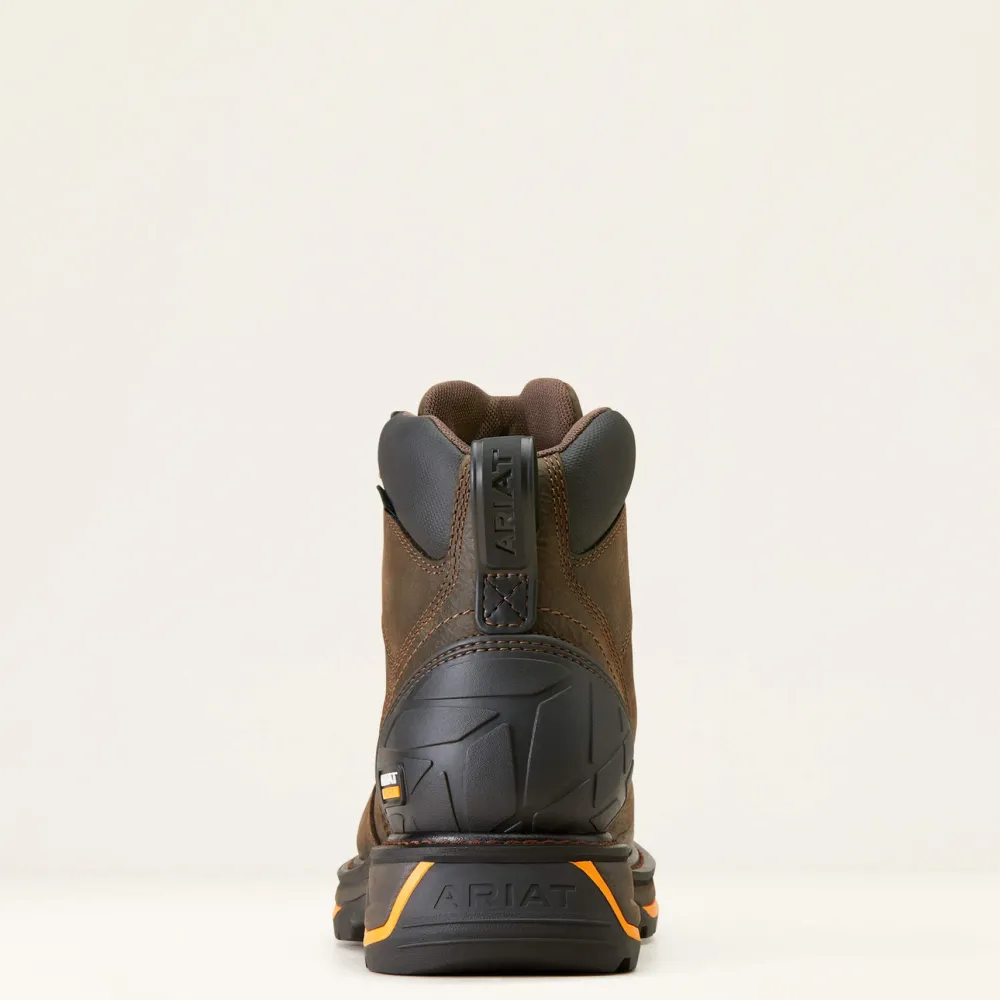 Ariat Men's Big Rig 6" Soft Toe WP Work Boot - Iron Coffee - 10042551