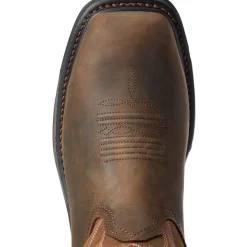 Ariat Men's Big Rig Comp Toe WP Western Work Boot - Brown - 10033993