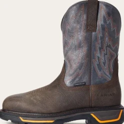 Ariat Men's Big Rig Composite Toe Western Work Boot -Coffee- 10033966