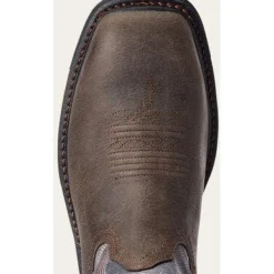 Ariat Men's Big Rig Composite Toe Western Work Boot -Coffee- 10033966