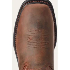 Ariat Men's Big Rig Soft Toe WP Western Work Boot - Brown - 10033991