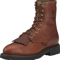 Ariat Men's Cascade 8" Soft Toe WP Western Work Boot - Sunshine - 10002397