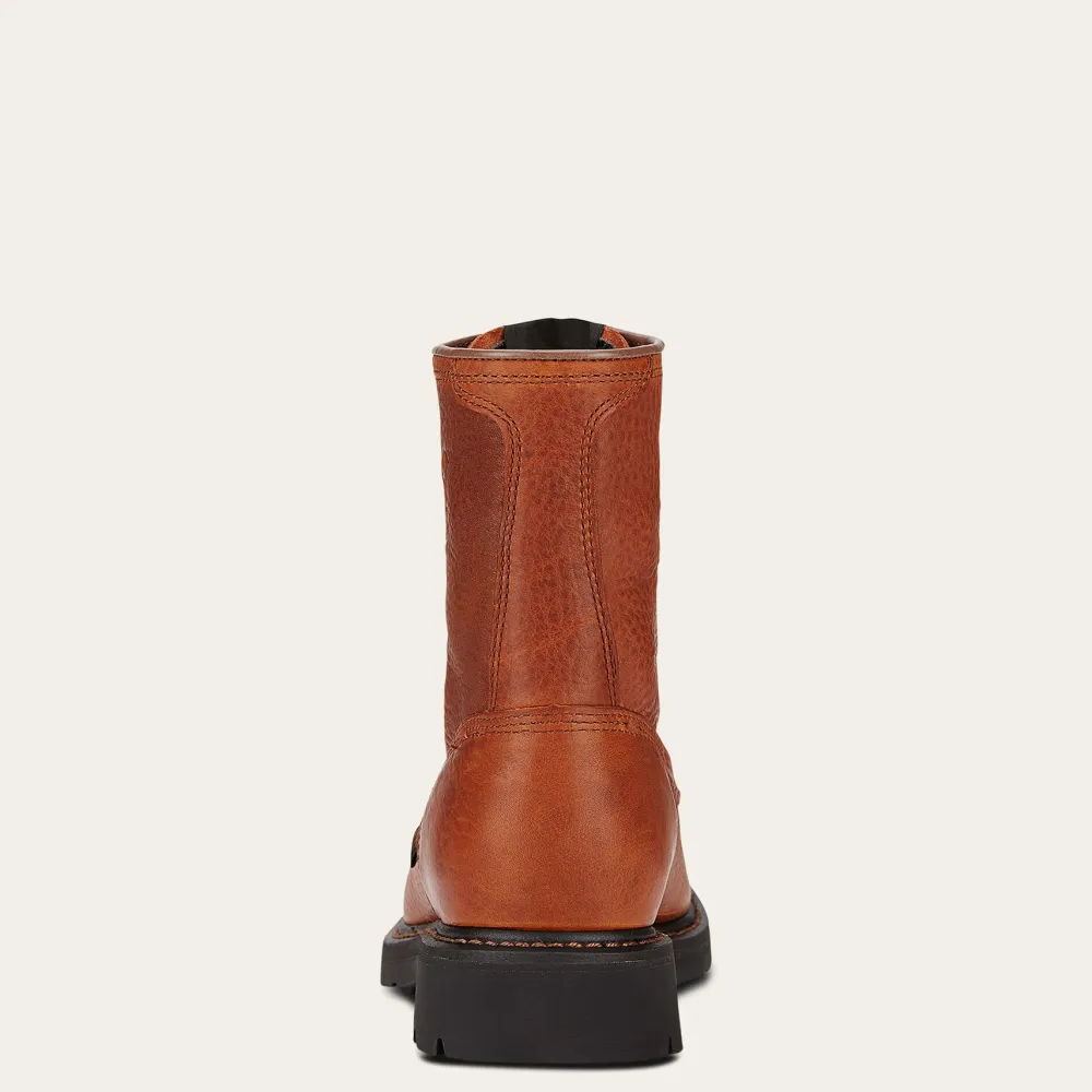Ariat Men's Cascade 8" Soft Toe Lace Up Western Work Boot- Sunshine - 10002420
