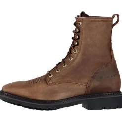 Ariat Men's Cascade 8" Wide Square Soft Toe Western Work Boot- - 10011916