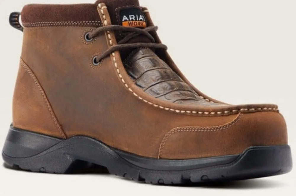 Ariat Men's Edge Lte Moc CT Slip Resistant Work Boot - - 10044578