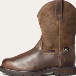 Ariat Men's Groundbreaker ST Metguard Western Work Boot - - 10036107