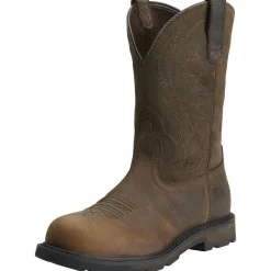 Ariat Men's Groundbreaker 10" Steel Toe Western Work Boot - - 10014241