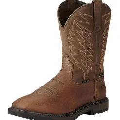 Ariat Men's Groundbreaker 10" Steel Toe Waterproof MetGuard Western Work Boot - 10020063