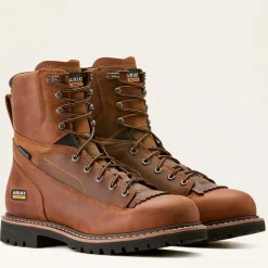 Women Ariat Men's Longview Shock Shield 8" Soft Toe WP Work Boot - 10053818