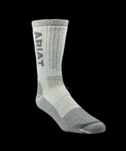 Ariat Men's Midweight Merino Wool Blend Steel Toe Crew 1-Pair
