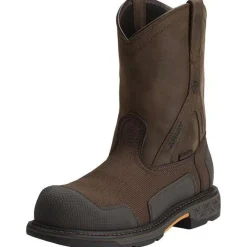 Women Ariat Men's OverDrive XTR 10" Comp Toe WP Work Boot - - 10012942