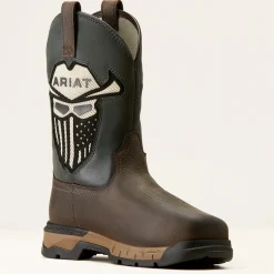 Women Ariat Men's Rebar Flex VentTEK 10" Comp Toe Western Work Boot- 10040432