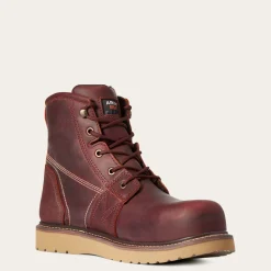Ariat Men's Rebar Wedge 6" Comp Toe WP Work Boot - Rusted Copper - 10035945