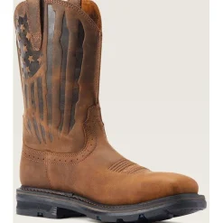 Ariat Men's Sierra Shock Shield Patriot ST Western Work Boot -- 10044426