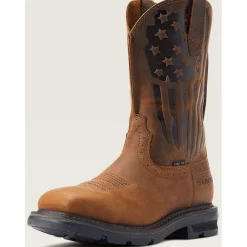 Ariat Men's Sierra Shock Shield Patriot ST Western Work Boot -- 10044426
