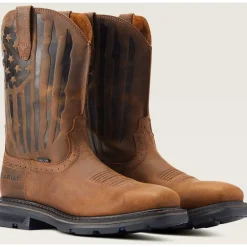 Ariat Men's Sierra Shock Shield Patriot ST Western Work Boot -- 10044426
