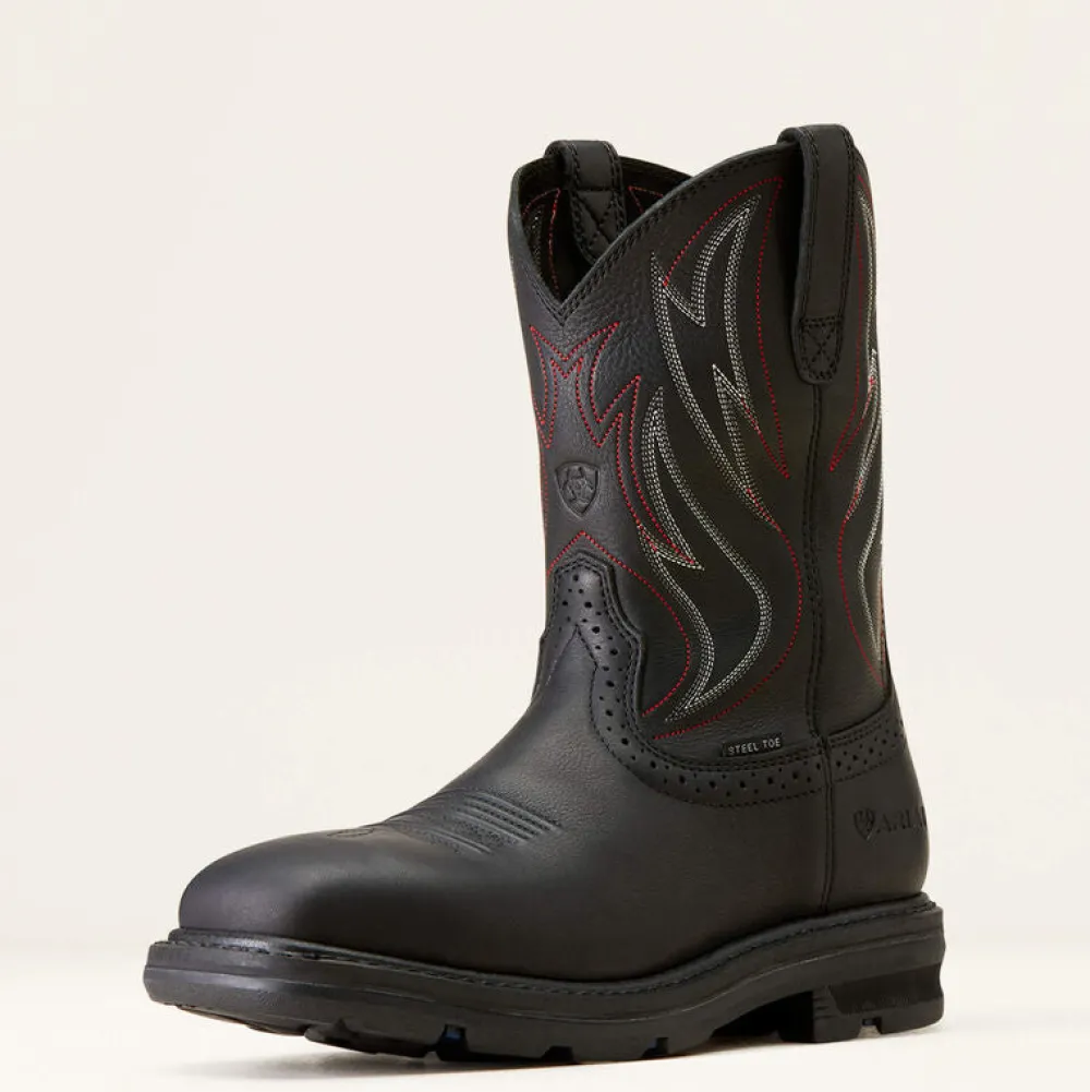 Ariat Men's Sierra Shock Shield Steel Toe Western Work Boot -- 10046929