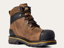 Ariat Men's Stump Jumper 6" Comp Toe WP Work Boot - Dark Hickory - 10038299