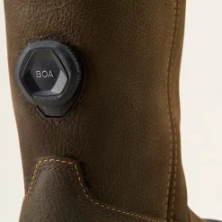 Women Ariat Men's Stump Jumper BOA Comp Toe WP Work Boot- Coffee- 10048061