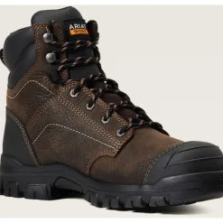 Ariat Men's Treadfast 6" Soft Toe WP Slip Resist Work Boot - - 10040404