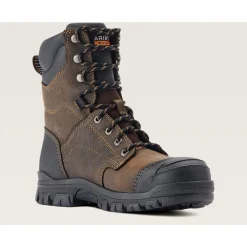 Ariat Men's Treadfast 8" Steel Toe WP Slip Resist Work Boot - - 10042496