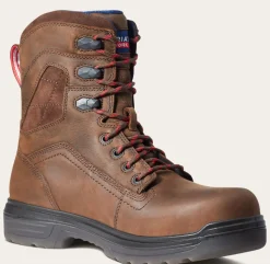 Ariat Men's Turbo 8" Carbon Toe WP USA Assembled Work Boot - - 10036737