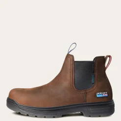 Ariat Men's Turbo Chelsea Carbon Toe WP USA Assembled Work Boot - - 10036738
