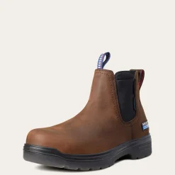 Ariat Men's Turbo Chelsea Carbon Toe WP USA Assembled Work Boot - - 10036738