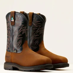 Ariat Men's WorkHog 11" Comp Toe WP MG CSA PR Western Work Boot- 10042553