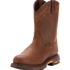 Ariat Men's WorkHog 10" Soft Toe WP Western Work Boot - Oily - 10001198