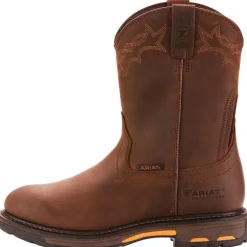 Ariat Men's WorkHog 10" Soft Toe WP Western Work Boot - Oily - 10001198