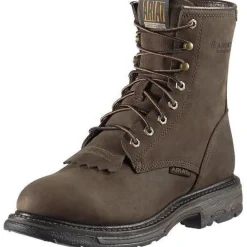 Ariat Men's WorkHog 8" Soft Toe WP Western Work Boot - Oily - 10011939