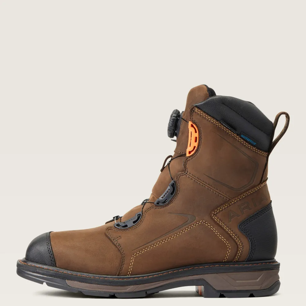 Ariat Men's WorkHog Xt Boa 8" Carbon Toe WP Work Boot -- 10038922