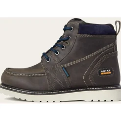 Ariat Women's Rebar Wedge Moc Toe WP Work Boot - Steel - 10035770