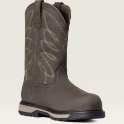 Women Ariat Women's Riveter CSA Pull-On Comp Toe WP 400G Ins PR Work Boot - 10036708