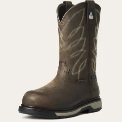 Women Ariat Women's Riveter Pull-On Comp Toe CSA WP PR Work Boot - - 10035774