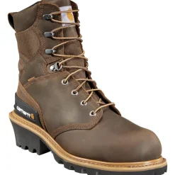 Women Carhartt Men's 8" Comp Toe WP Logger Work Boots - - CML8360