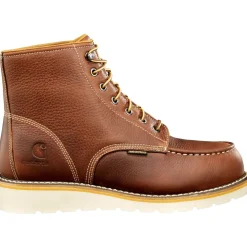 Women Carhartt Men's 6" Soft Toe Waterproof Wedge Work Boot - - CMW6175