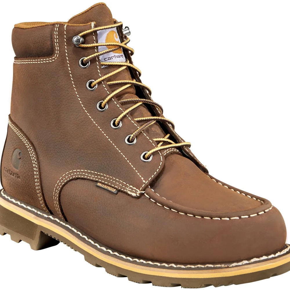 Carhartt Men's 6" Soft Toe Waterproof Work Boot - - CMW6197