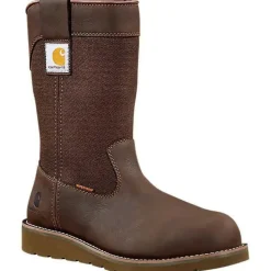 Women Carhartt Men's 10" Steel Toe WP Wedge Wellington Work Boot -- FW1230-M