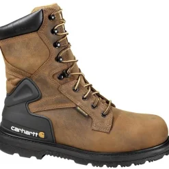 Carhartt Men's 8" Steel Toe Waterproof Work Boot - - CMW8200