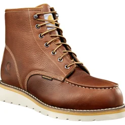 Women Carhartt Men's 6" Steel Toe Waterproof Wedge Work Boot - - CMW6275