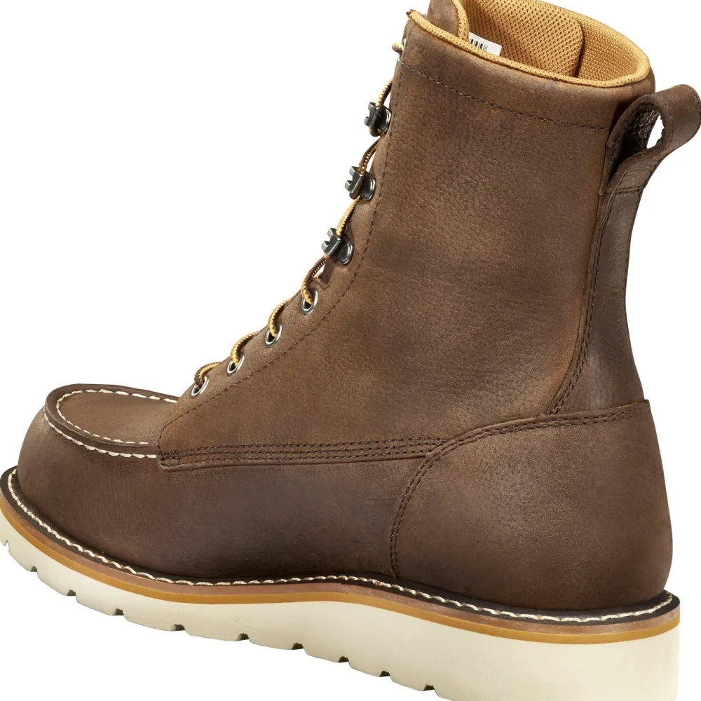 Women Carhartt Men's 8" WP Soft Toe Wedge Work Boot - Dark - FW8095-M