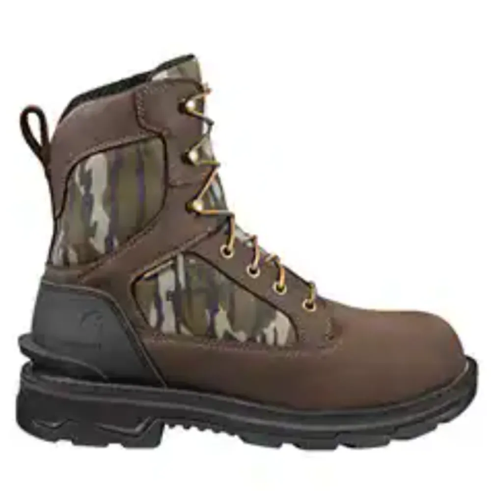 Carhartt Men's Ironwood Camo 8" Soft Toe WP Work Boot -Mossy Oak- FT8002-M