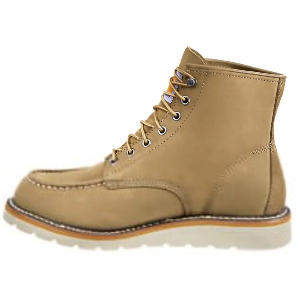 Women Carhartt Men's Moc 6" Soft Toe Wedge Work Boot - FW6077-M