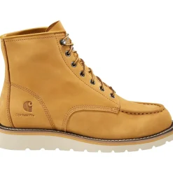Women Carhartt Women's 6" Soft Toe Wedge Work Boot - Harvest Gold- FW6075-W