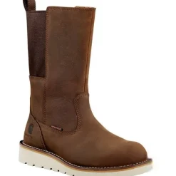 Women Carhartt Women's 10" Steel Toe WP Wellington Wedge Boot -- FW1234-W