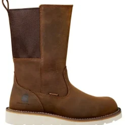 Women Carhartt Women's 10" Steel Toe WP Wellington Wedge Boot -- FW1234-W